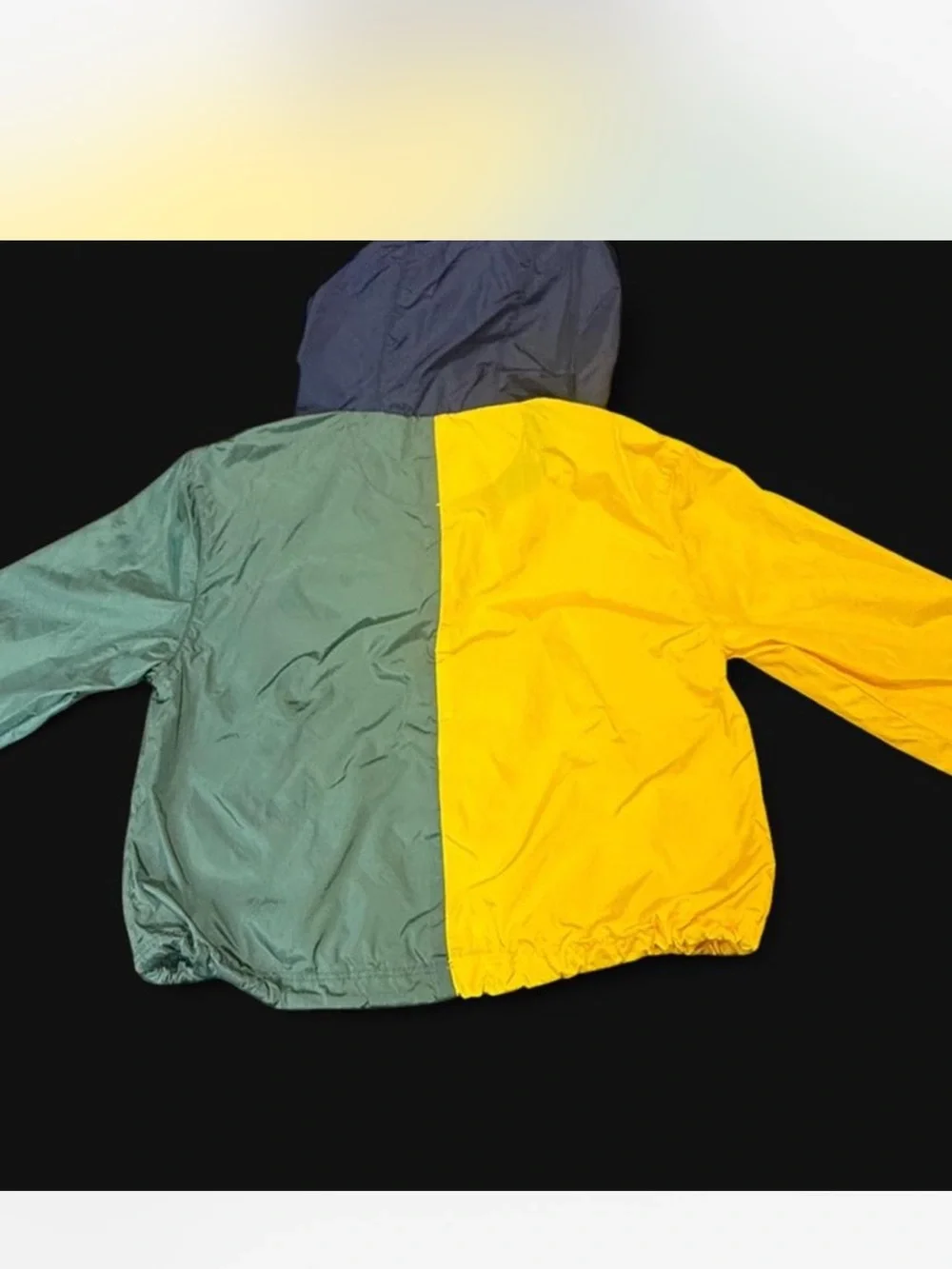 Polo by Ralph Lauren Yellow & Navy Hooded Jacket